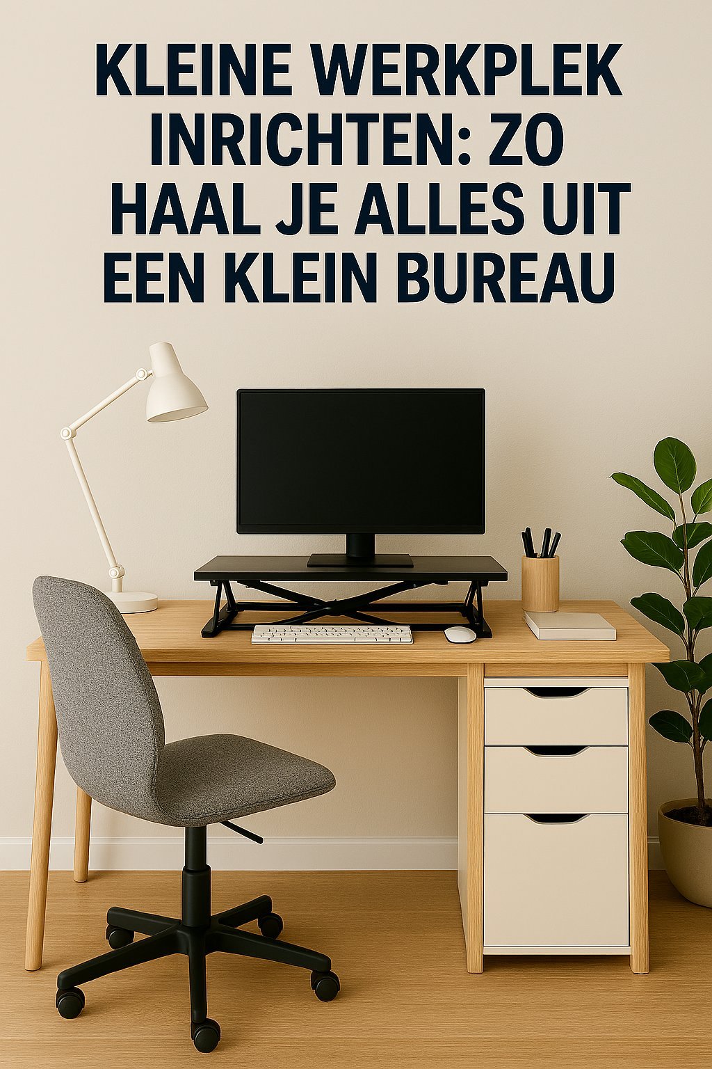 Kleine werkplek inrichten: zo haal je alles uit een klein bureau kleine werkplek inrichten